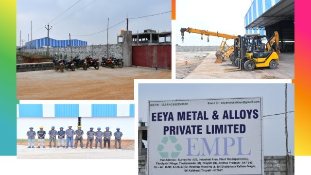 EEYA Metal's state-of-the-art manufacturing and recycling facility with advanced production equipment